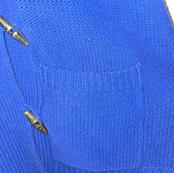Ralph Lauren Blue Toggle Button Up Cardigan Sweater W/ Pockets, 2X - Picture 9 of 11